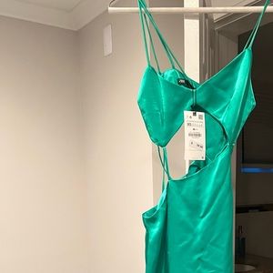 Zara cut out midi dress